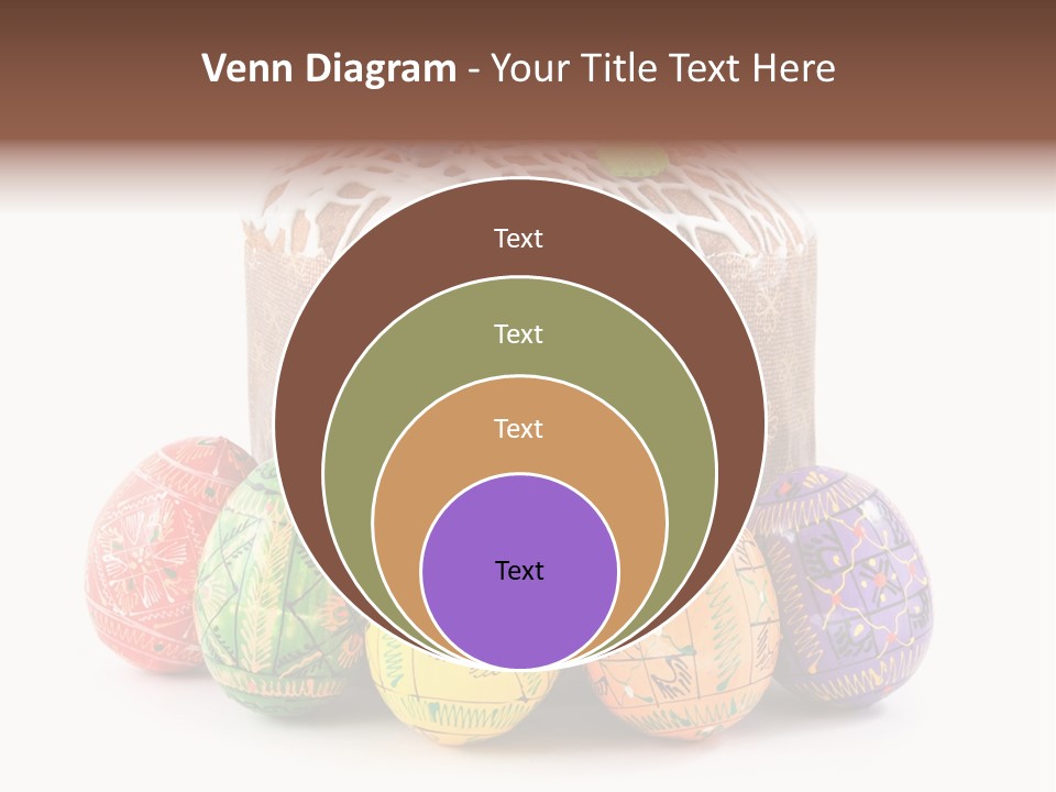 Blue Ornate Cake PowerPoint Template