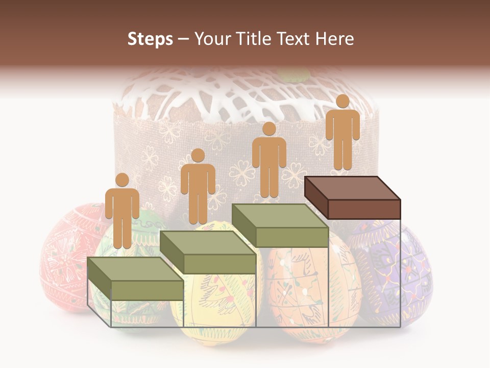 Blue Ornate Cake PowerPoint Template