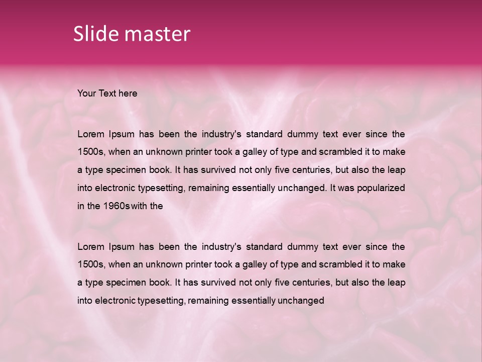 Grow Spring Purple PowerPoint Template