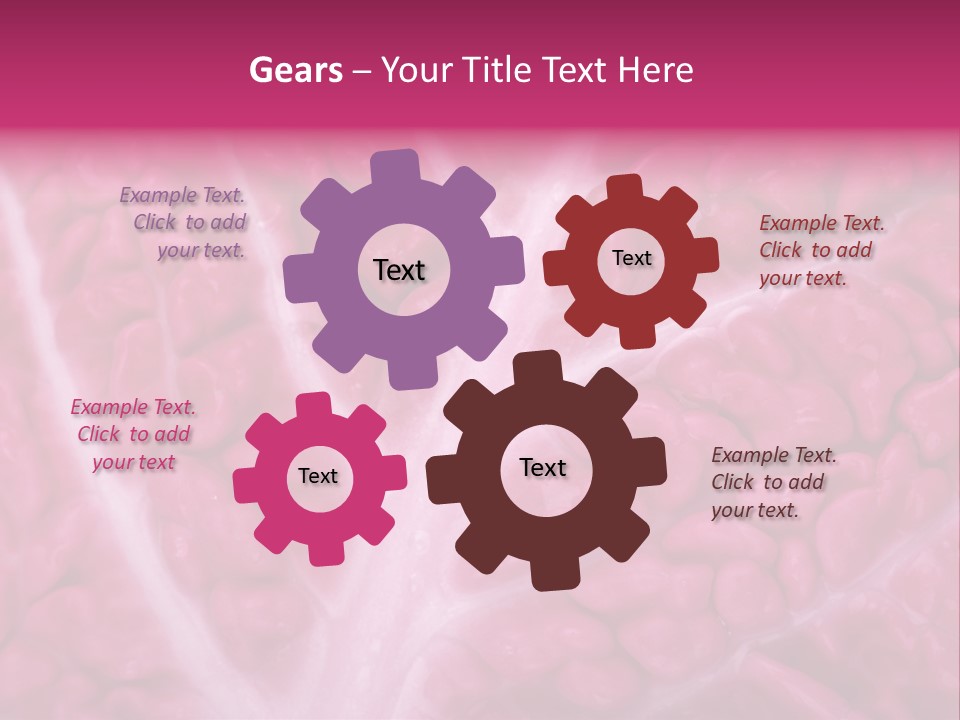 Grow Spring Purple PowerPoint Template