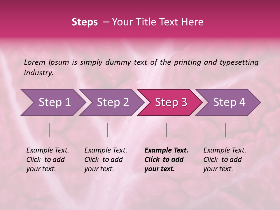 Grow Spring Purple PowerPoint Template
