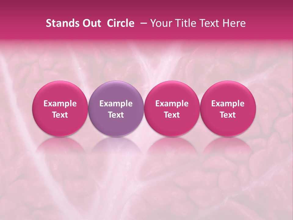 Grow Spring Purple PowerPoint Template