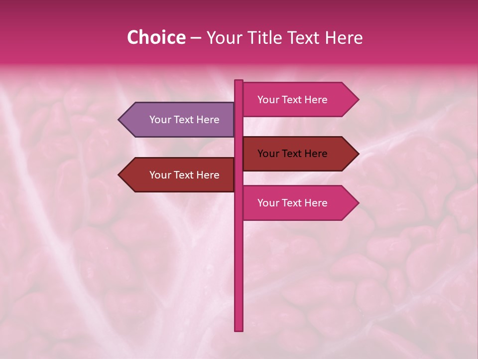 Grow Spring Purple PowerPoint Template