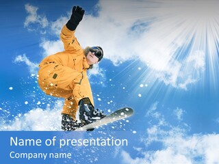 Cold Snow Air PowerPoint Template