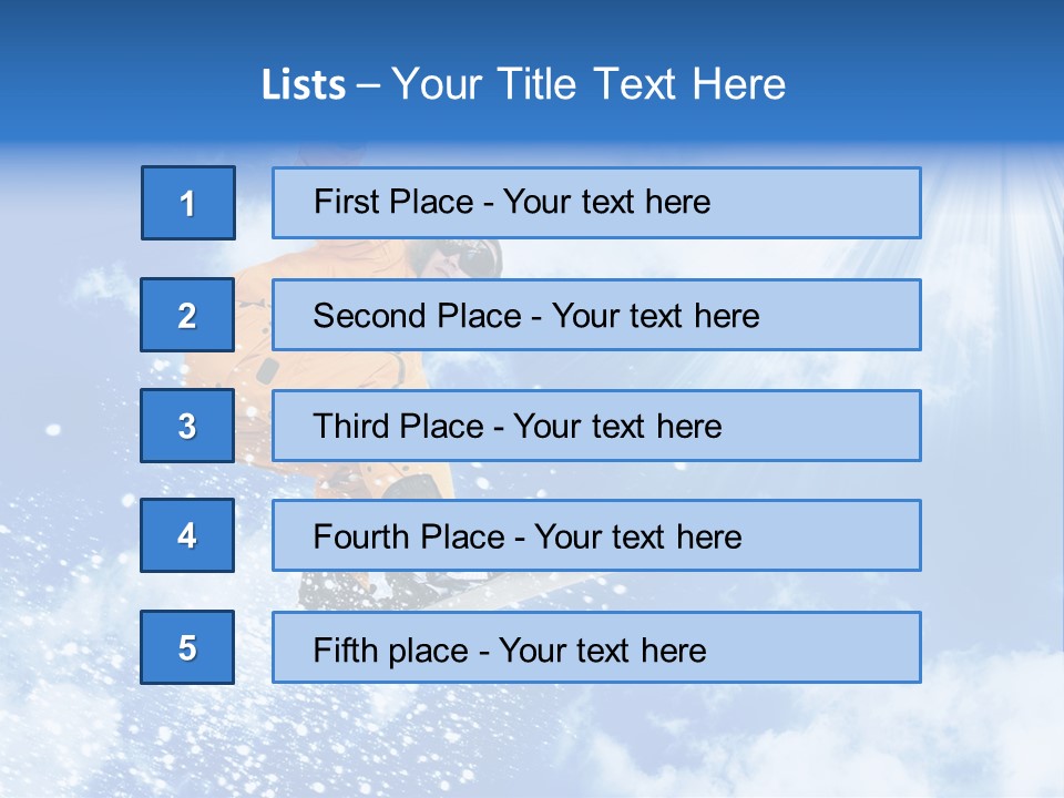 Cold Snow Air PowerPoint Template