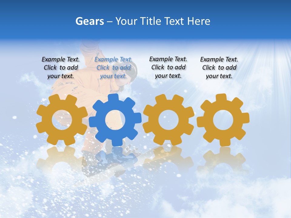 Cold Snow Air PowerPoint Template