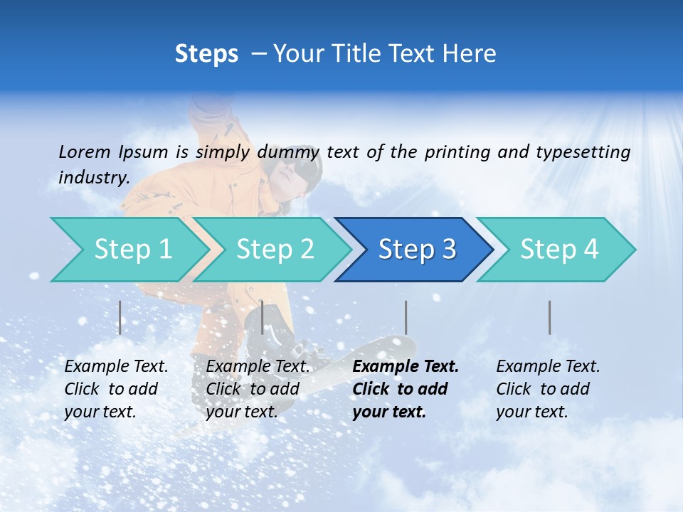 Cold Snow Air PowerPoint Template