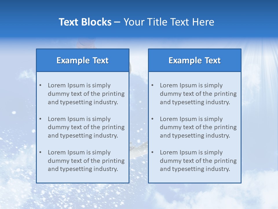 Cold Snow Air PowerPoint Template