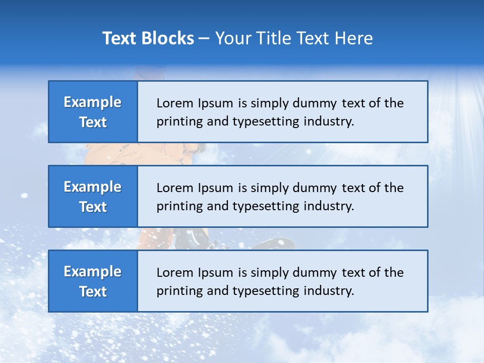 Cold Snow Air PowerPoint Template