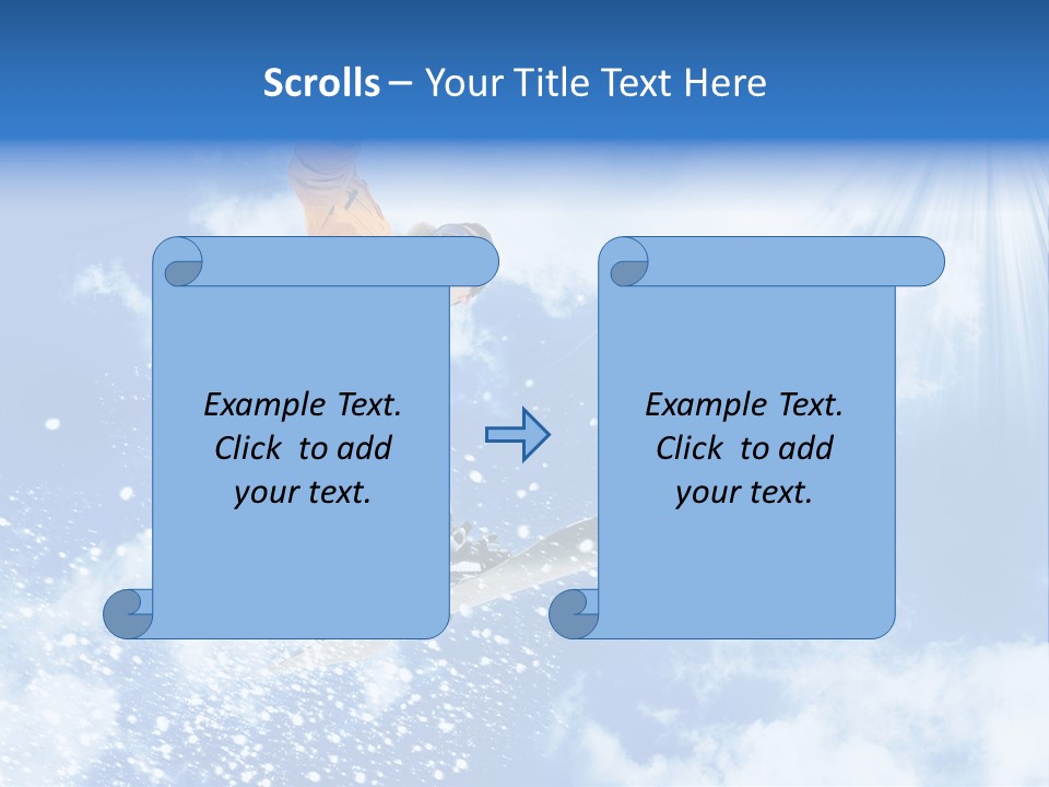 Cold Snow Air PowerPoint Template