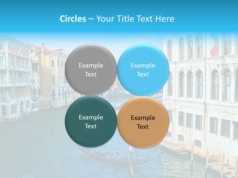 Gondola Venice PowerPoint Template