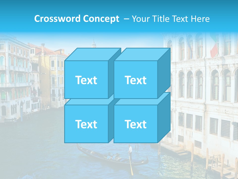 Gondola Venice PowerPoint Template