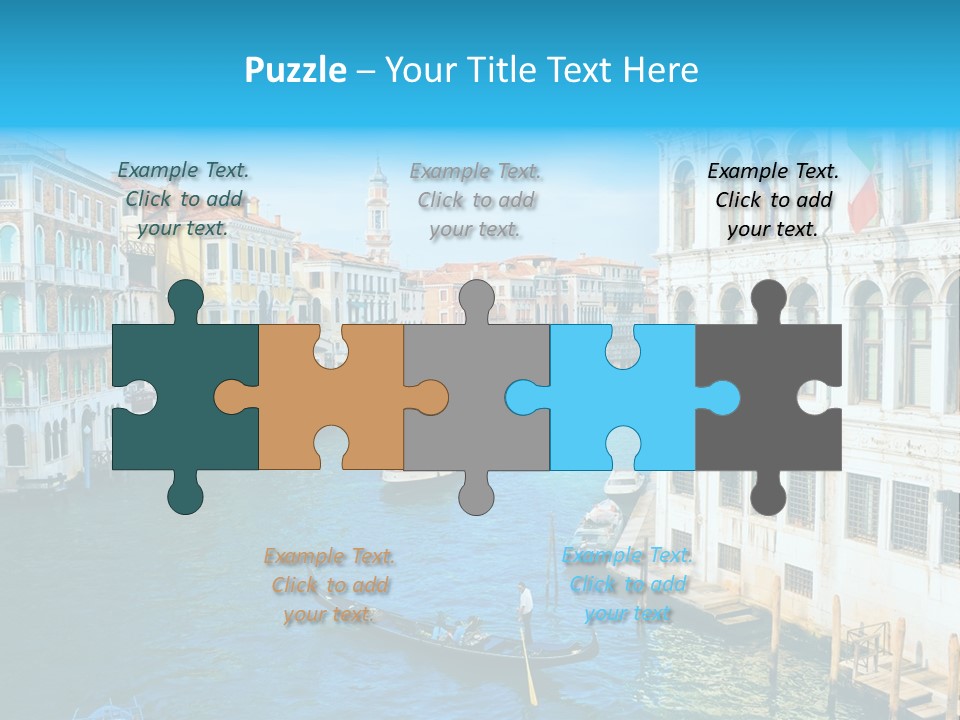 Gondola Venice PowerPoint Template