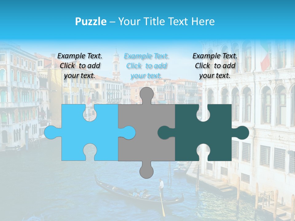 Gondola Venice PowerPoint Template