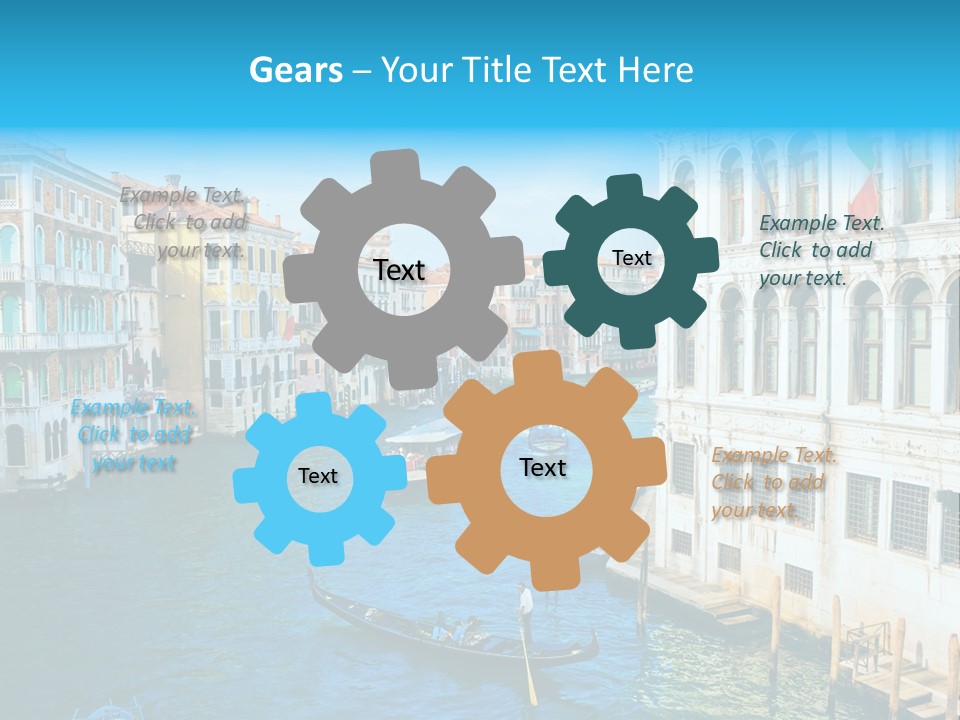 Gondola Venice PowerPoint Template