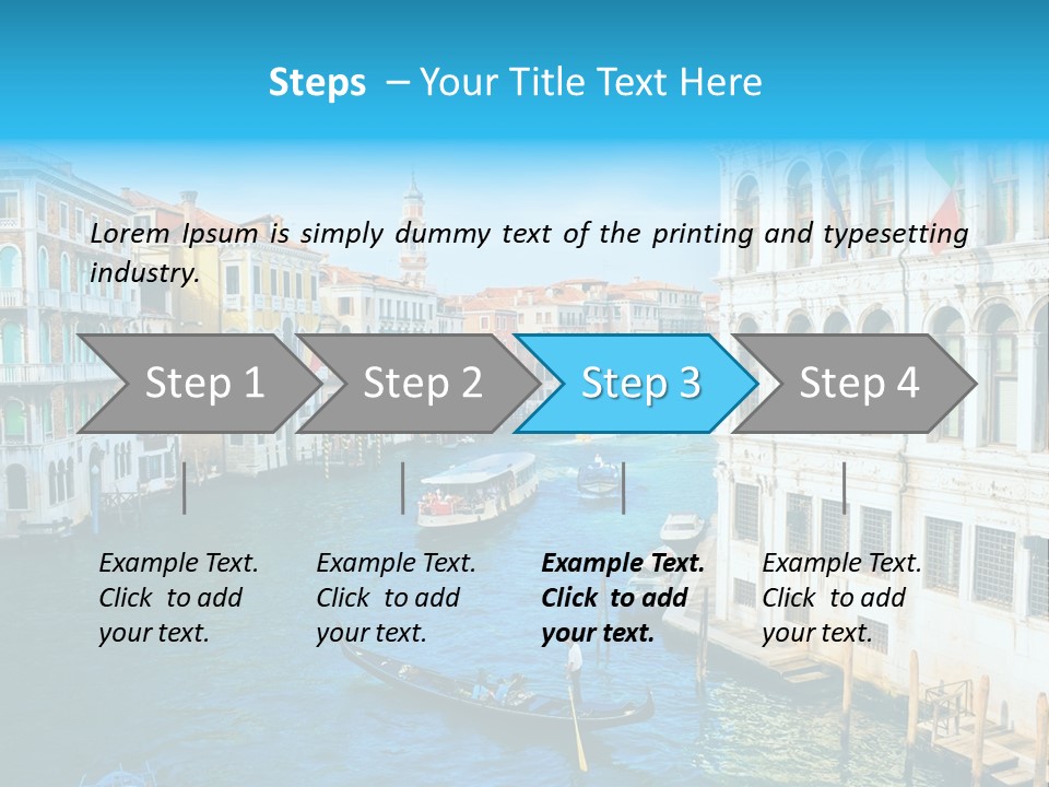 Gondola Venice PowerPoint Template