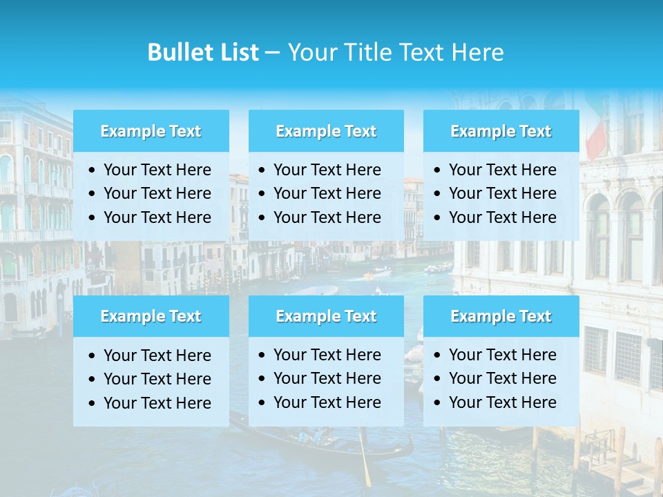 Gondola Venice PowerPoint Template