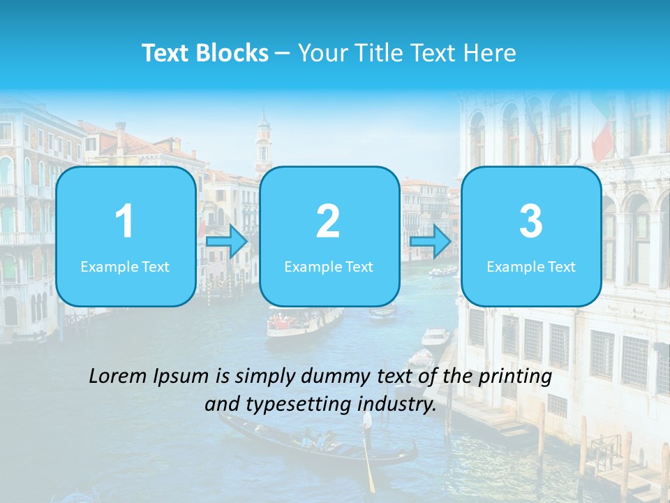 Gondola Venice PowerPoint Template