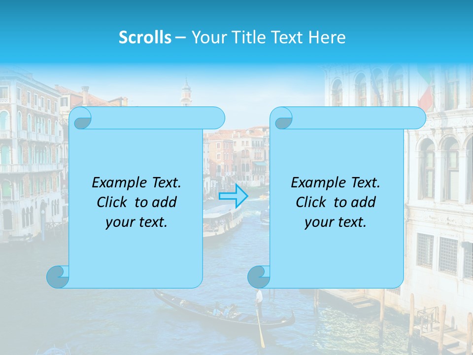 Gondola Venice PowerPoint Template
