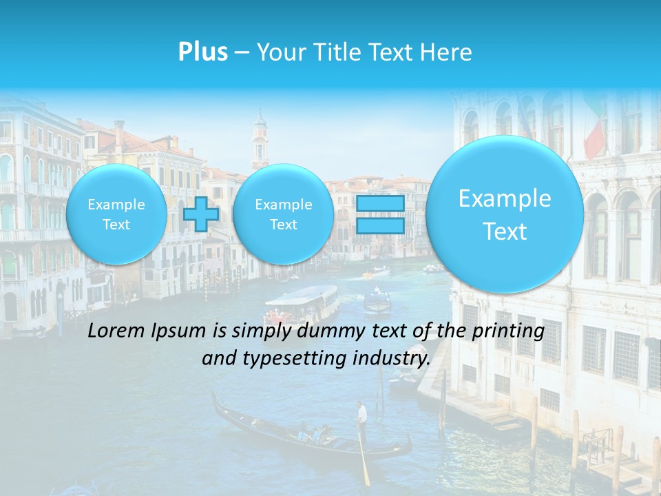 Gondola Venice PowerPoint Template