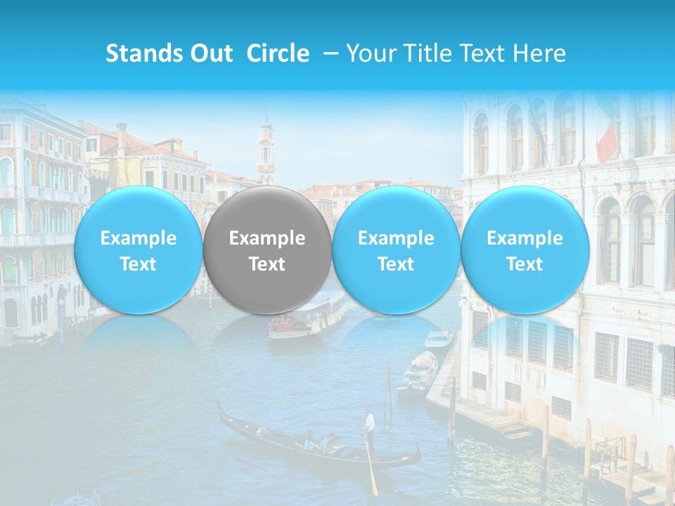 Gondola Venice PowerPoint Template