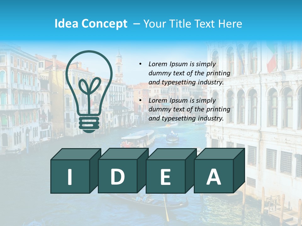 Gondola Venice PowerPoint Template