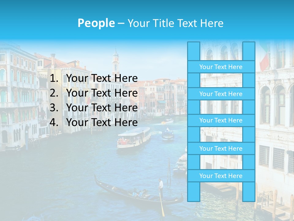 Gondola Venice PowerPoint Template