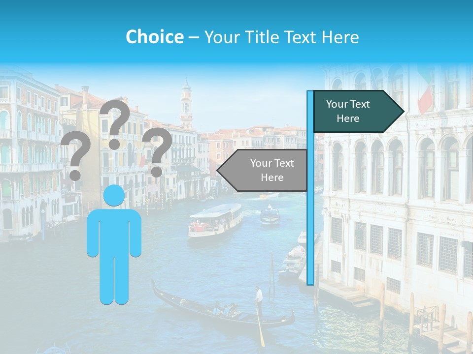 Gondola Venice PowerPoint Template