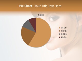 Close Up Woman Beauty PowerPoint Template