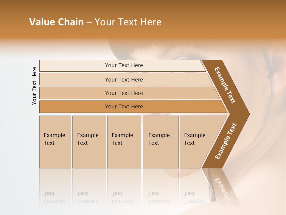 Close Up Woman Beauty PowerPoint Template