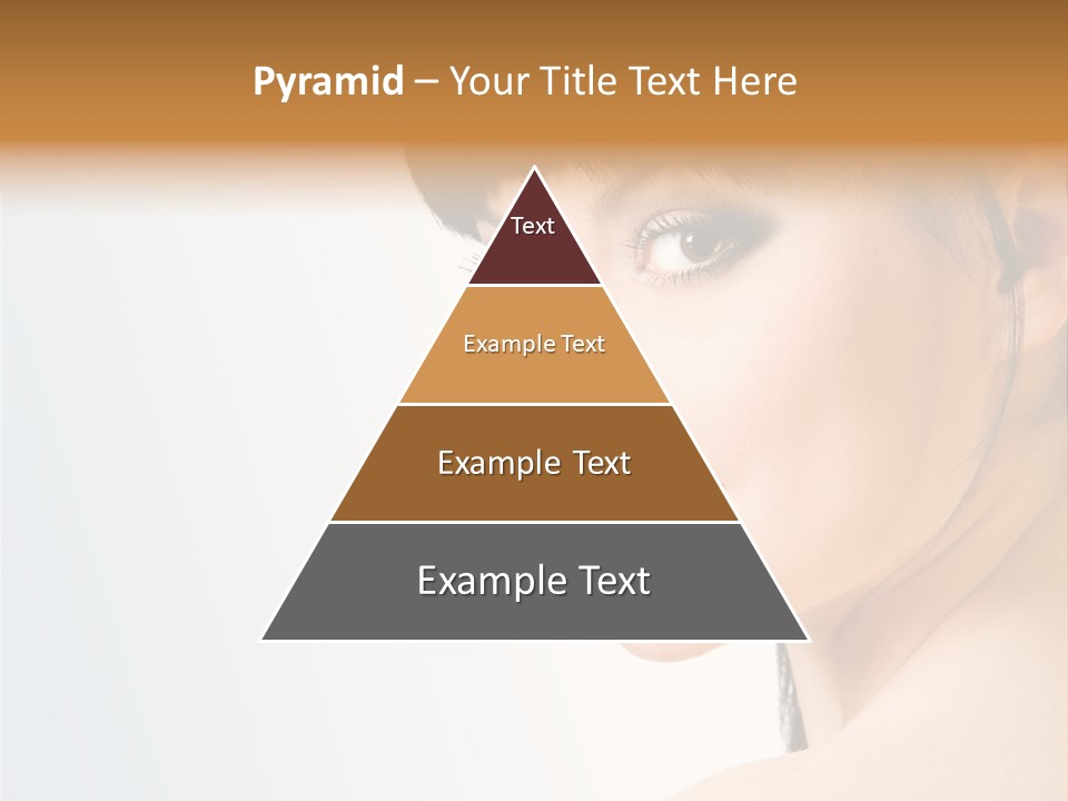 Close Up Woman Beauty PowerPoint Template