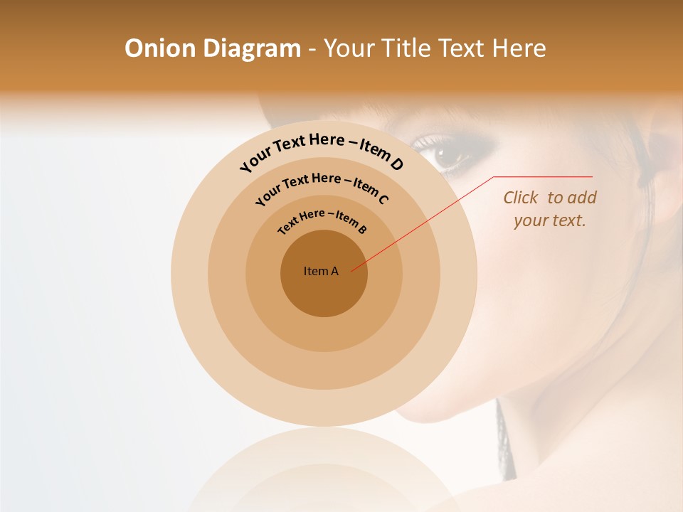 Close Up Woman Beauty PowerPoint Template