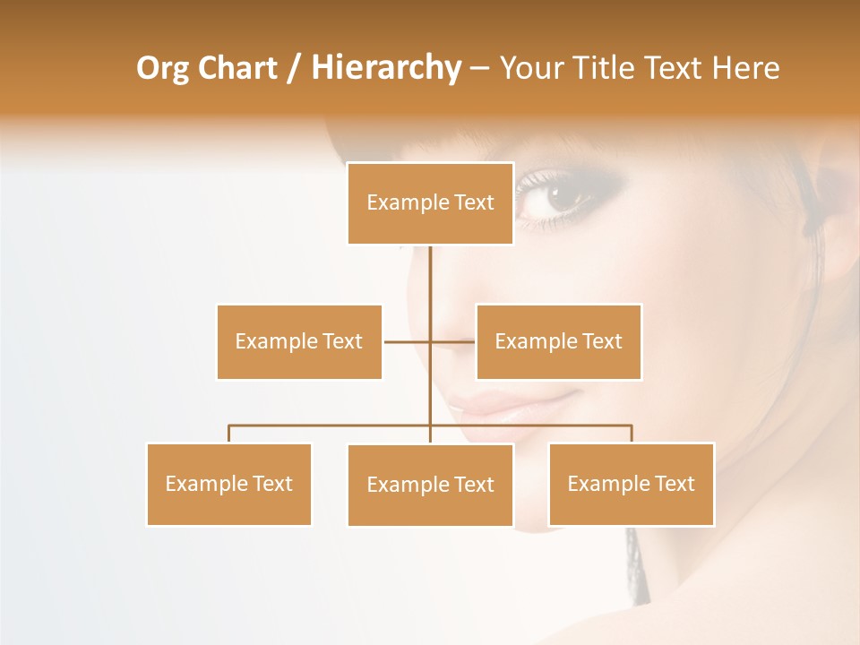 Close Up Woman Beauty PowerPoint Template