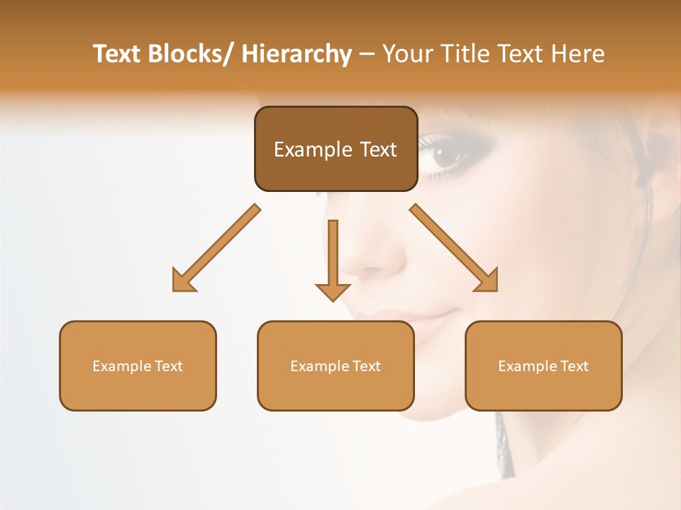 Close Up Woman Beauty PowerPoint Template