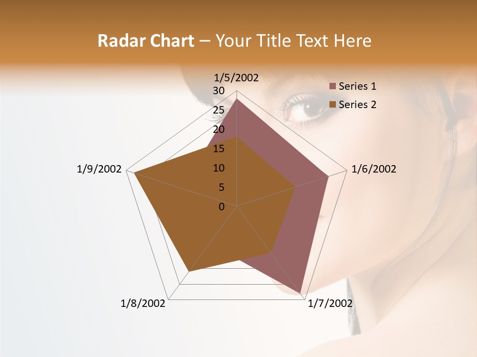 Close Up Woman Beauty PowerPoint Template