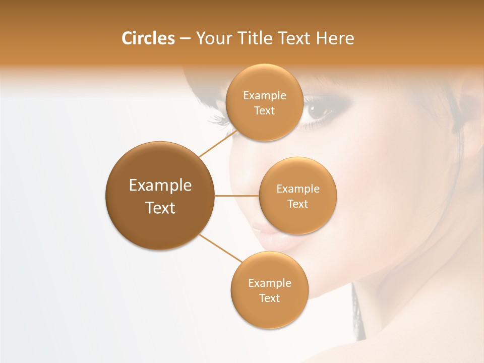 Close Up Woman Beauty PowerPoint Template