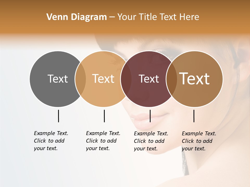 Close Up Woman Beauty PowerPoint Template