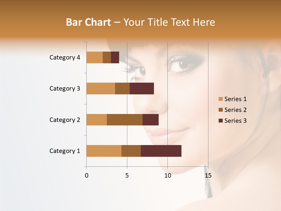 Close Up Woman Beauty PowerPoint Template
