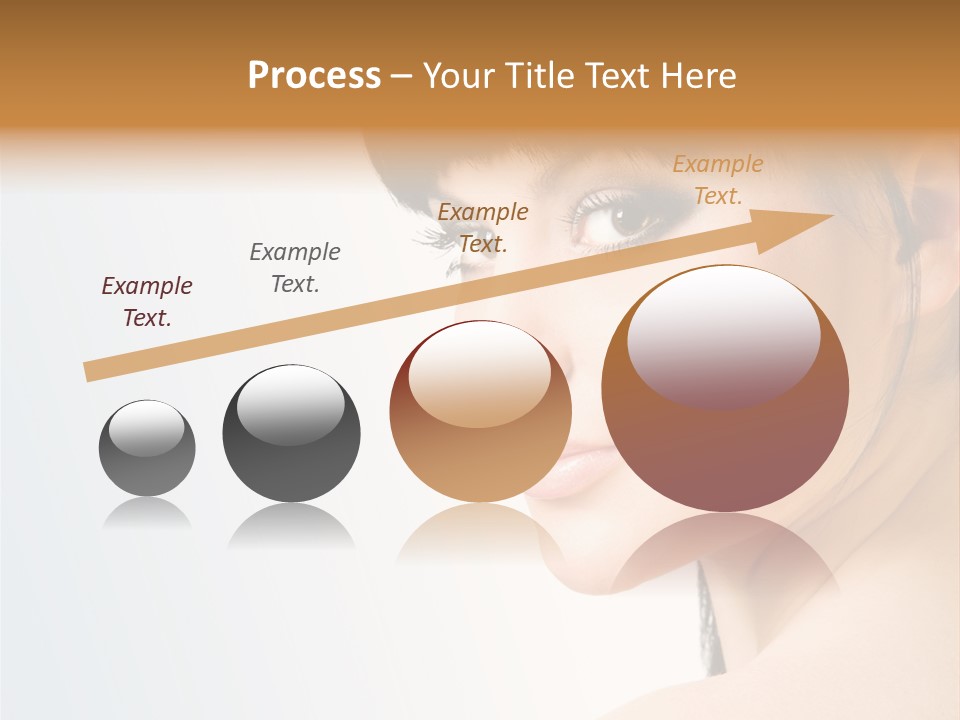 Close Up Woman Beauty PowerPoint Template