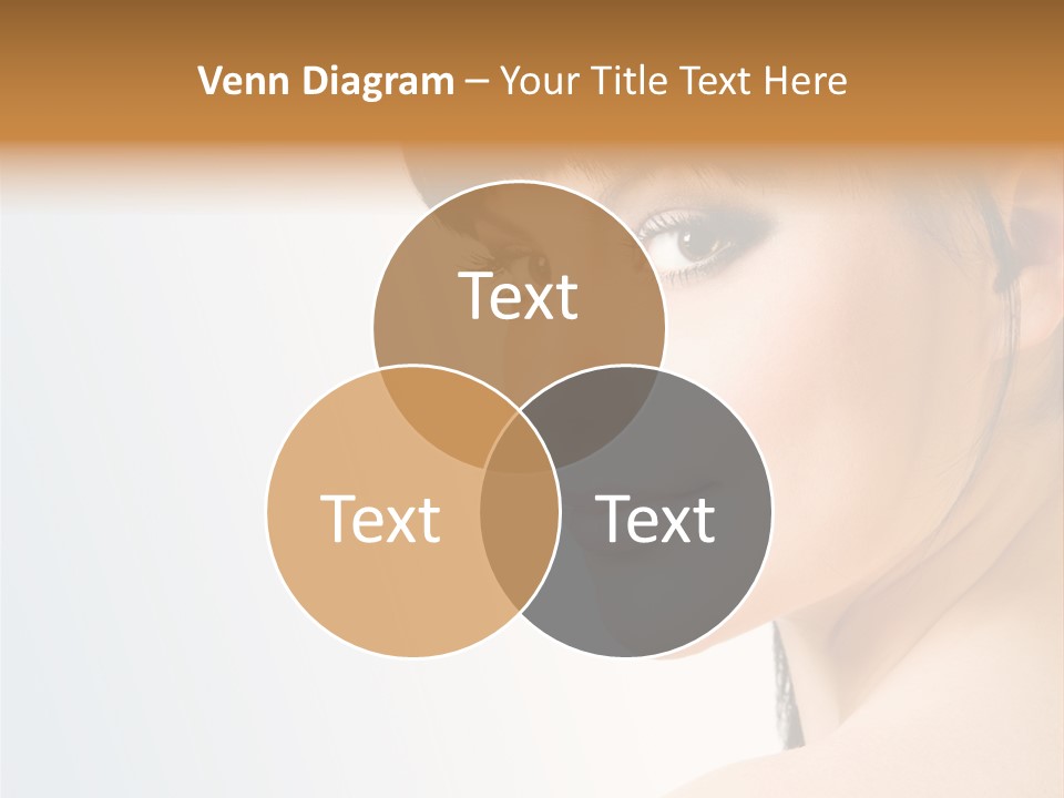 Close Up Woman Beauty PowerPoint Template
