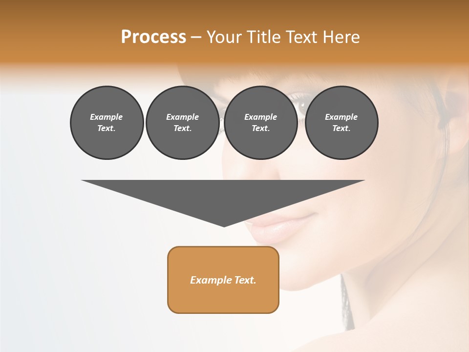 Close Up Woman Beauty PowerPoint Template
