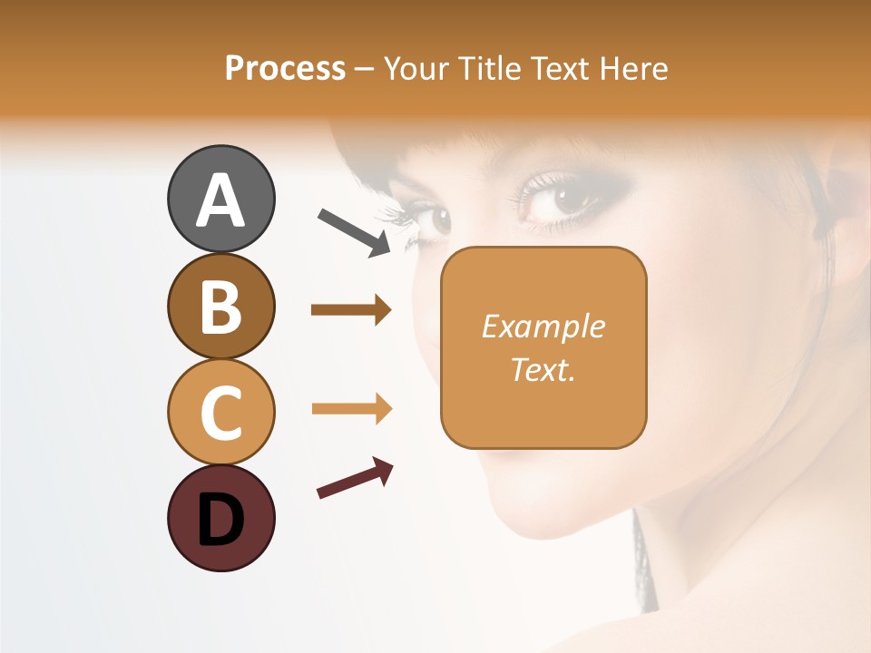 Close Up Woman Beauty PowerPoint Template