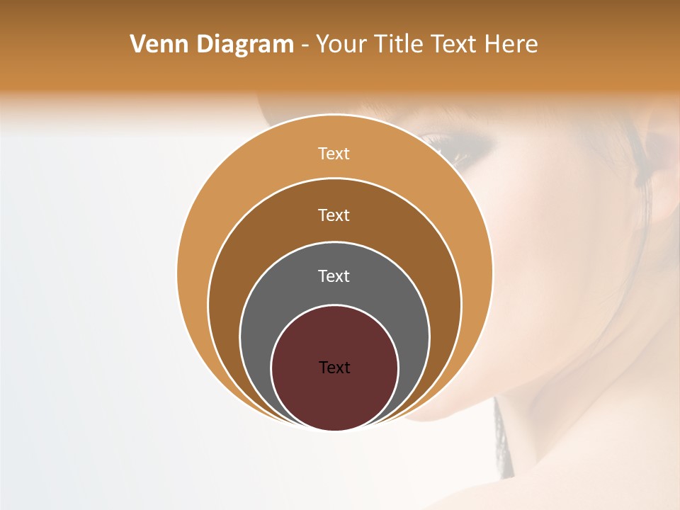 Close Up Woman Beauty PowerPoint Template