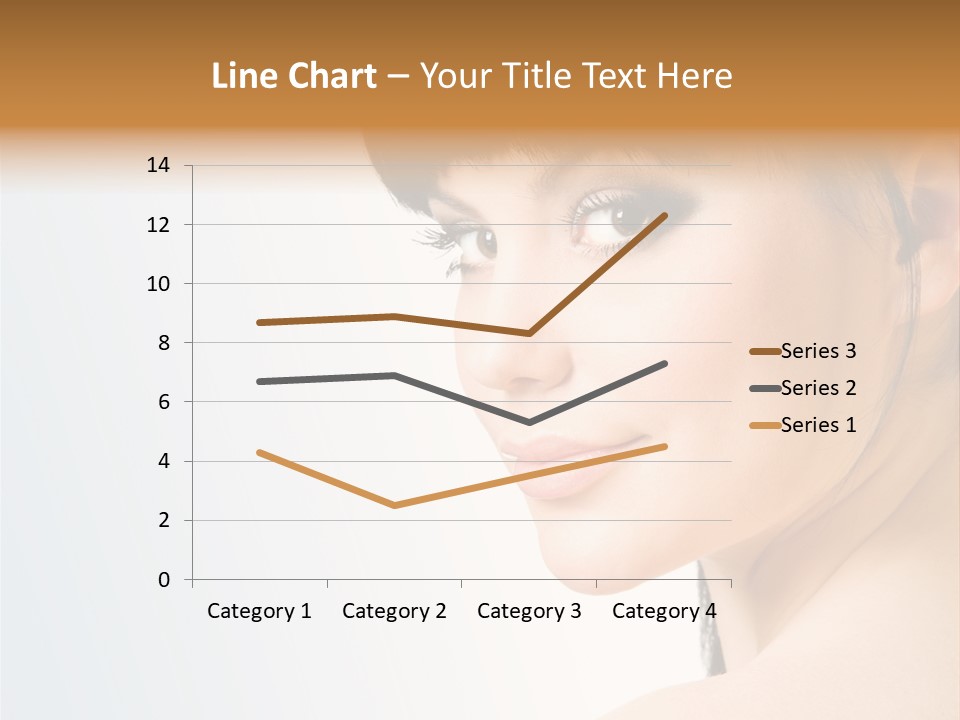 Close Up Woman Beauty PowerPoint Template