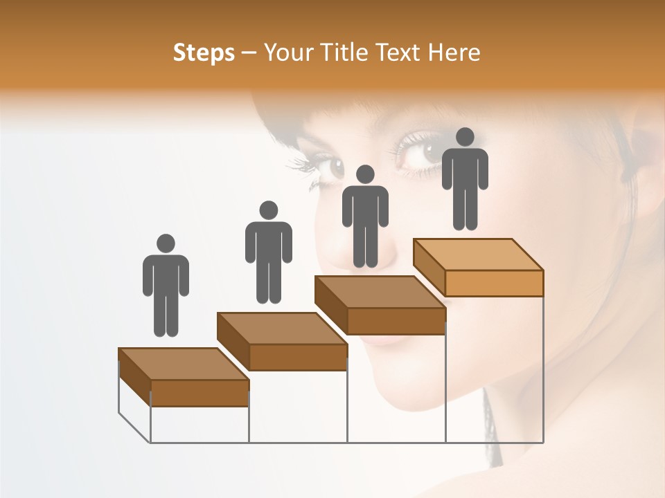 Close Up Woman Beauty PowerPoint Template