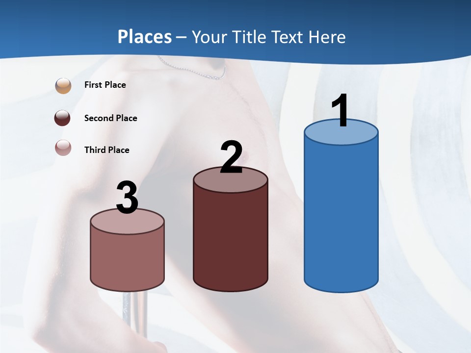 Male Pole Dancer PowerPoint Template