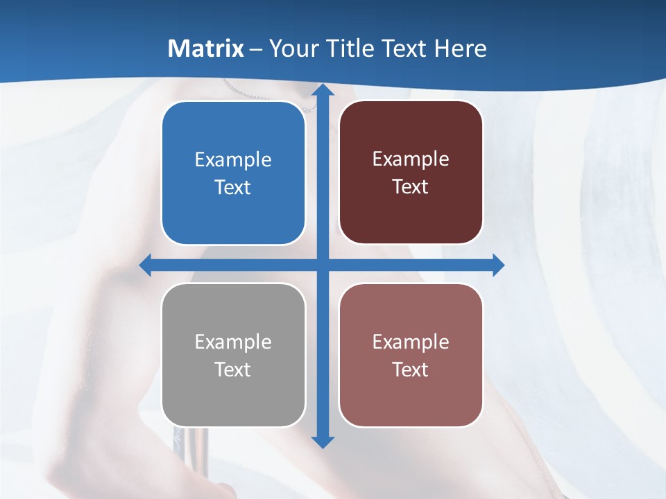 Male Pole Dancer PowerPoint Template