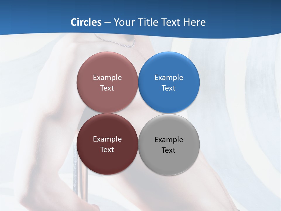 Male Pole Dancer PowerPoint Template