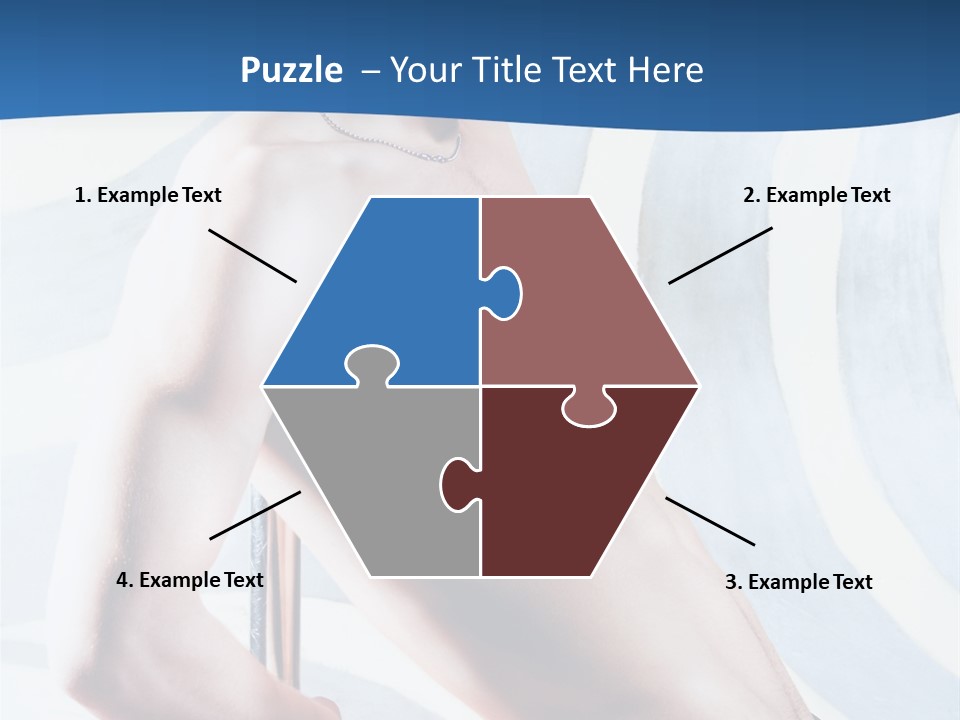 Male Pole Dancer PowerPoint Template