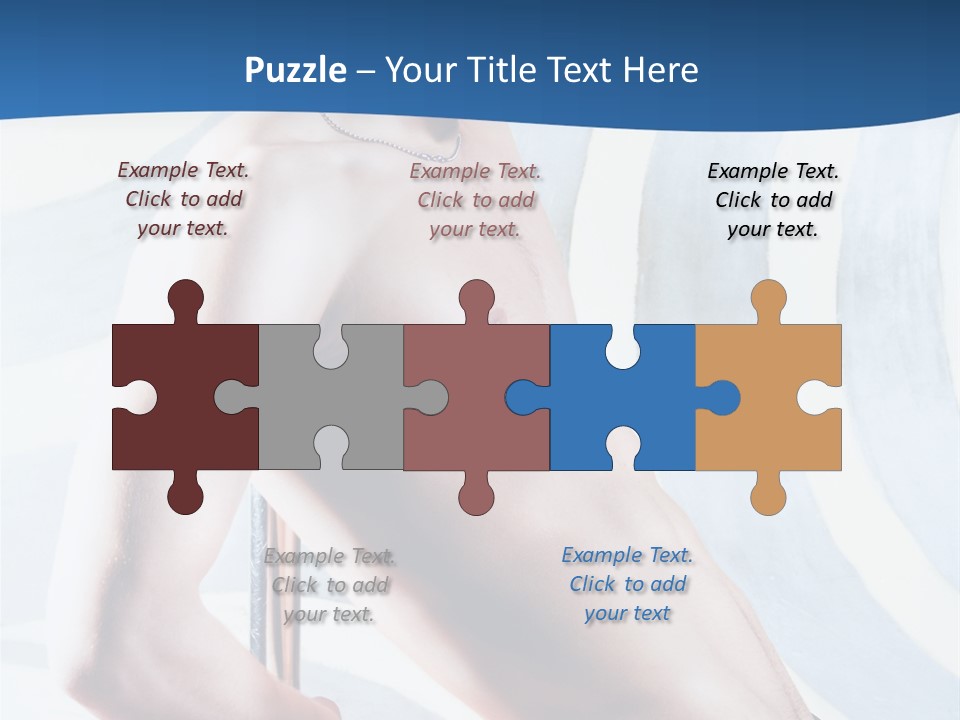 Male Pole Dancer PowerPoint Template